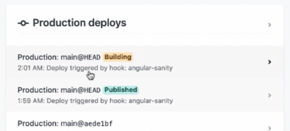 Hook triggered deploy hook triggered
